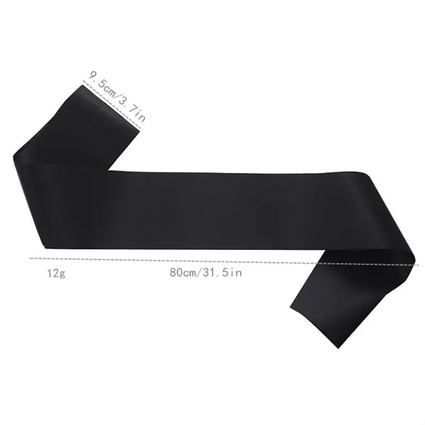 Multicolor Sash Plain Satin