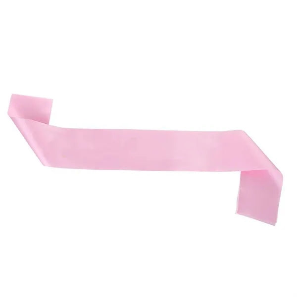 Multicolor Sash Plain Satin