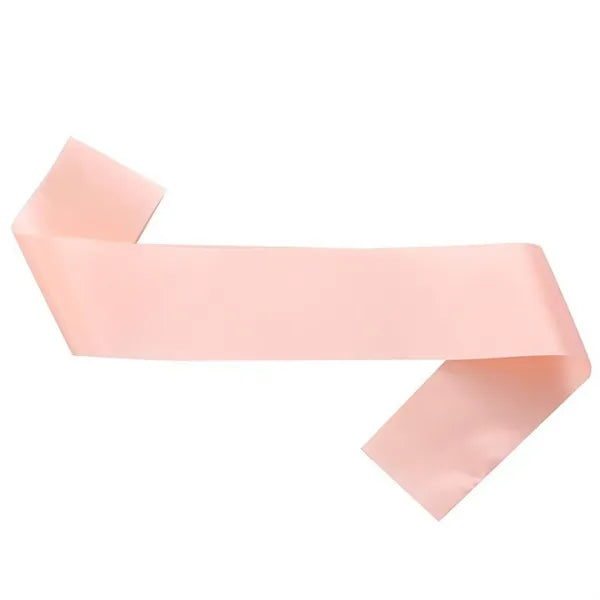 Multicolor Sash Plain Satin