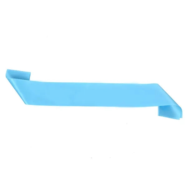 Multicolor Sash Plain Satin