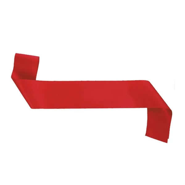 Multicolor Sash Plain Satin