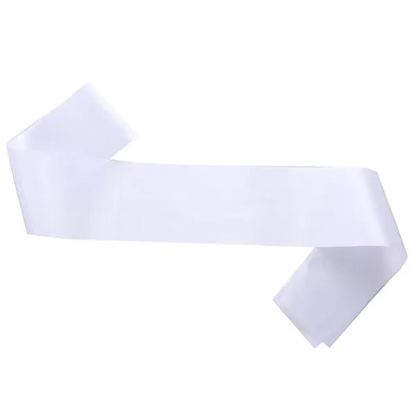 Multicolor Sash Plain Satin