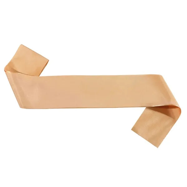Multicolor Sash Plain Satin