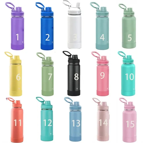 22oz Actives Insulated Stainless Steel Water Bottle with lid