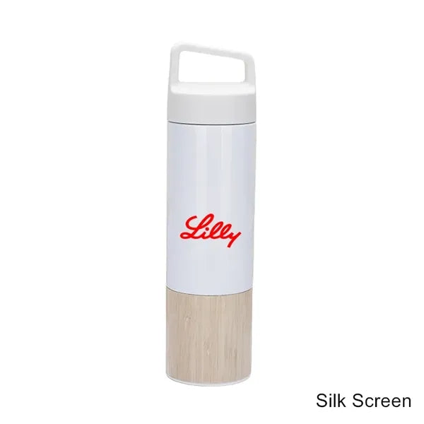 12/14/19/20 oz Eco Bamboo Stainless Steel Tumblers & Mugs
