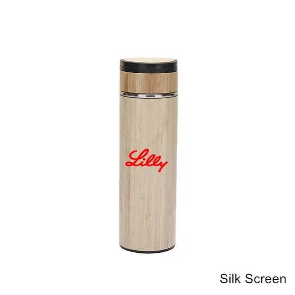 12/14/19/20 oz Eco Bamboo Stainless Steel Tumblers & Mugs