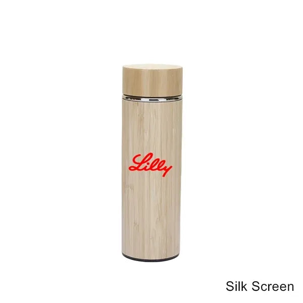 12/14/19/20 oz Eco Bamboo Stainless Steel Tumblers & Mugs