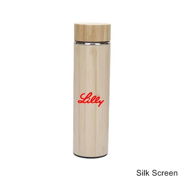 12/14/19/20 oz Eco Bamboo Stainless Steel Tumblers & Mugs