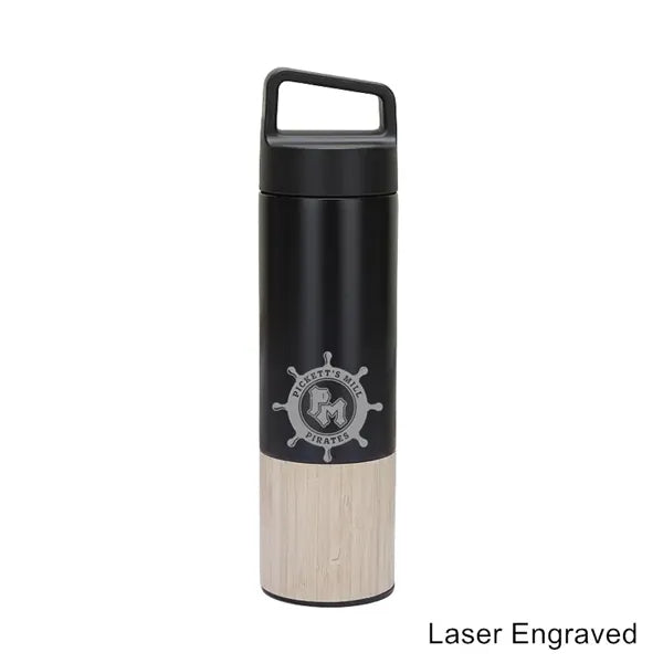12/14/19/20 oz Eco Bamboo Stainless Steel Tumblers & Mugs
