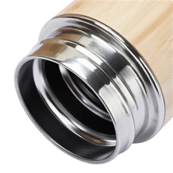 12/14/19/20 oz Eco Bamboo Stainless Steel Tumblers & Mugs