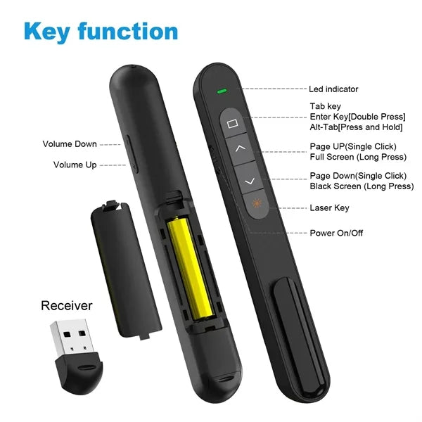 Multifunctional Wireless Presenter,projector pen