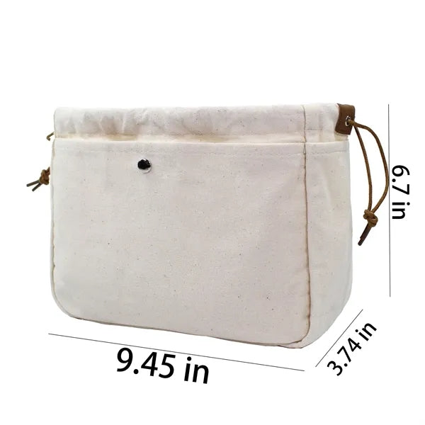 Minimal Canvas Storage Pouch