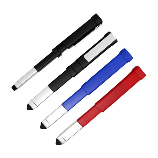 3-in-1 Tool Ballpoint Pen: Stylus Screwdriver Phone Holder