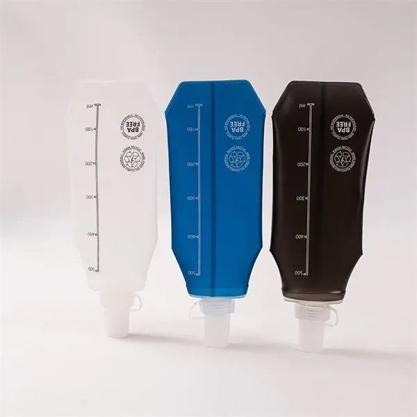 17oz TPU Foldable Outdoor Soft Water Bottle