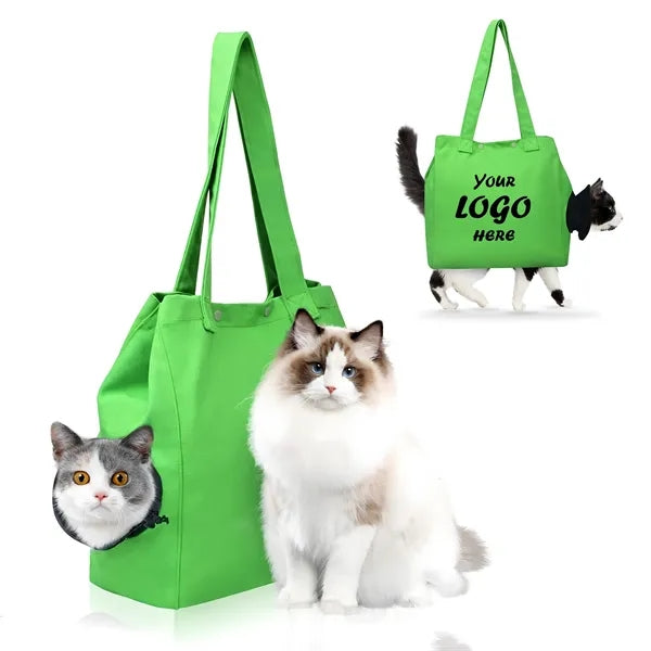 Breathable Canvas Cat Carrier Bag