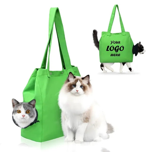 Breathable Canvas Cat Carrier Bag
