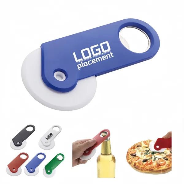Multi - Function Round Pizza Cutter PP Plastic Pastry Whee