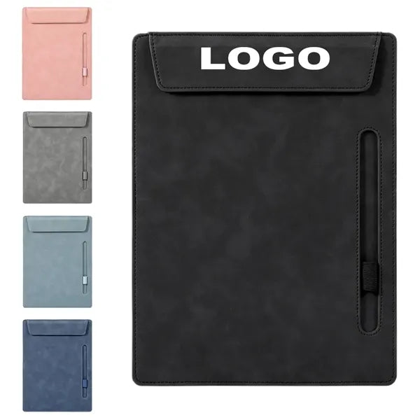 Pu Leather Magnetic Clipboard