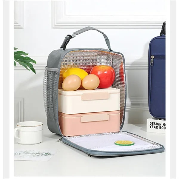 Aluminum Insulated Tote Lunch Bag for Work Picnics