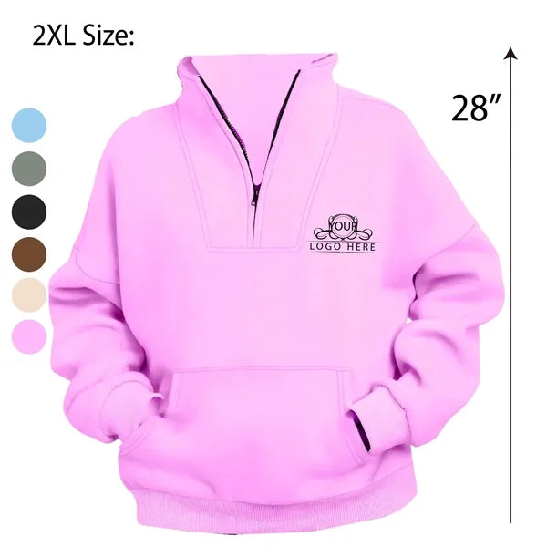 Ladies Quarter Zip Pullover