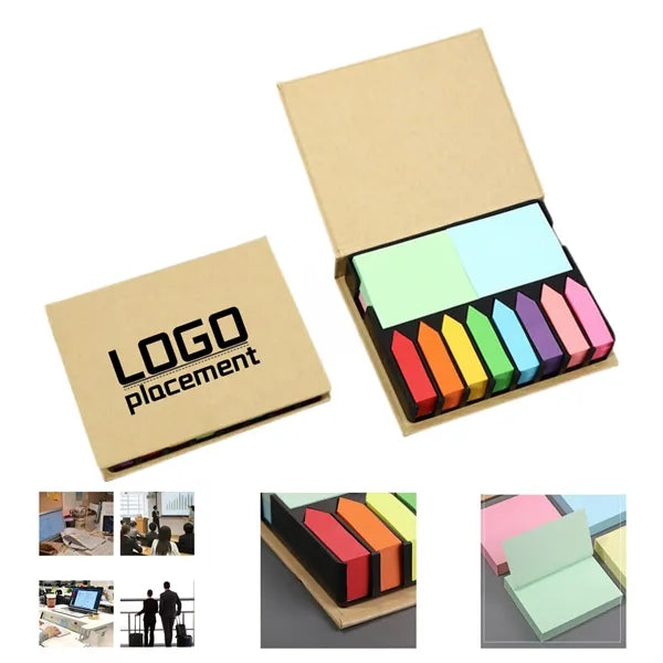 Kraft Paper Multi - Color Combo Memo Box