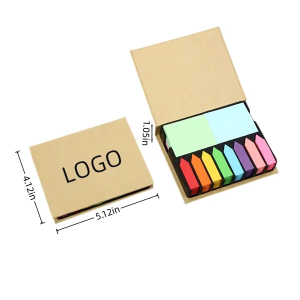 Kraft Paper Multi - Color Combo Memo Box