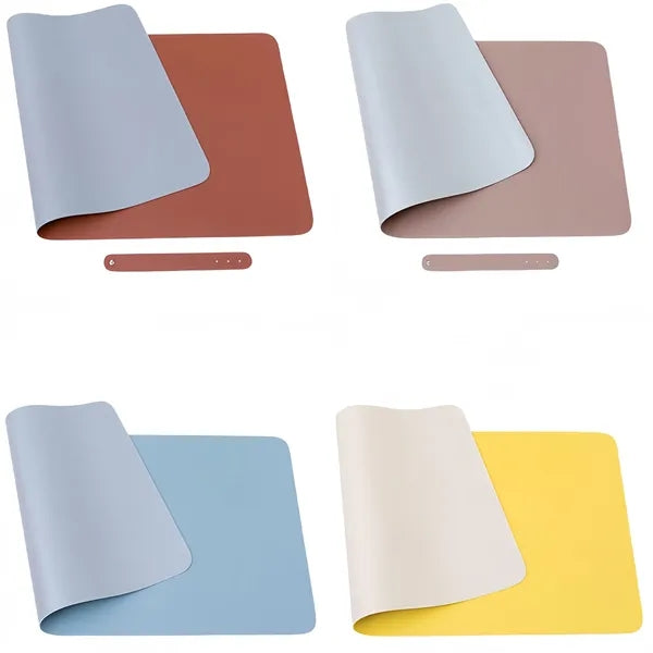 Leather Mouse Pad Keyboard Mat Free Shipping