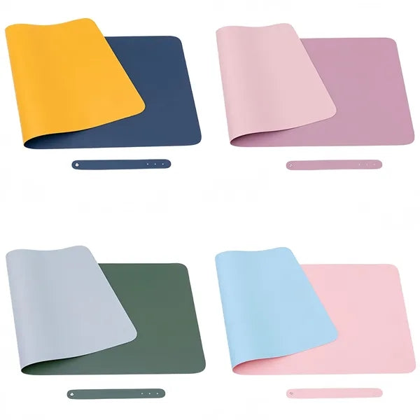 Leather Mouse Pad Keyboard Mat Free Shipping