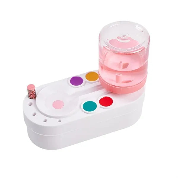 Painting Station with Brush Washer