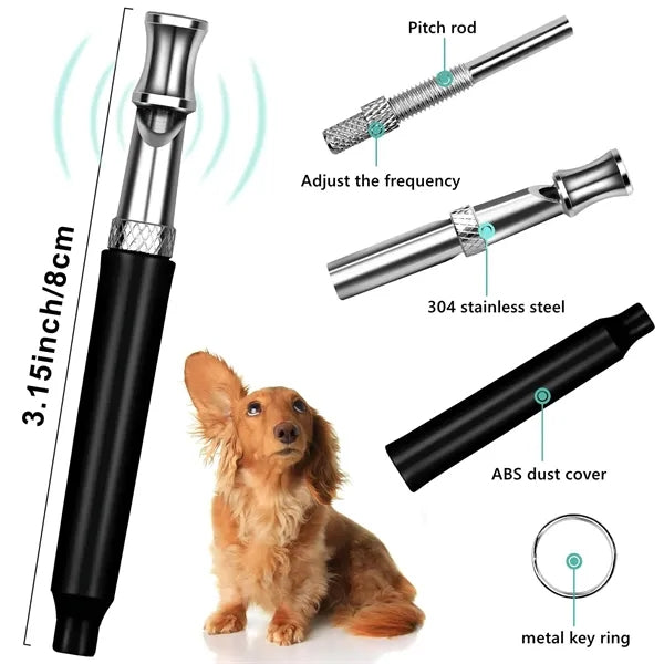 Dog Whistle to Stop Neighbor's Barking with Lanyard
