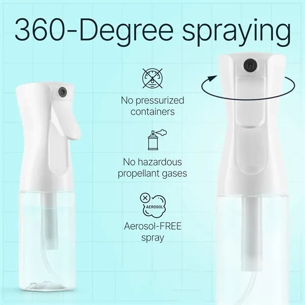 10 Oz Ultra Fine Mist Continuous Sprayer Water Spray Bottle