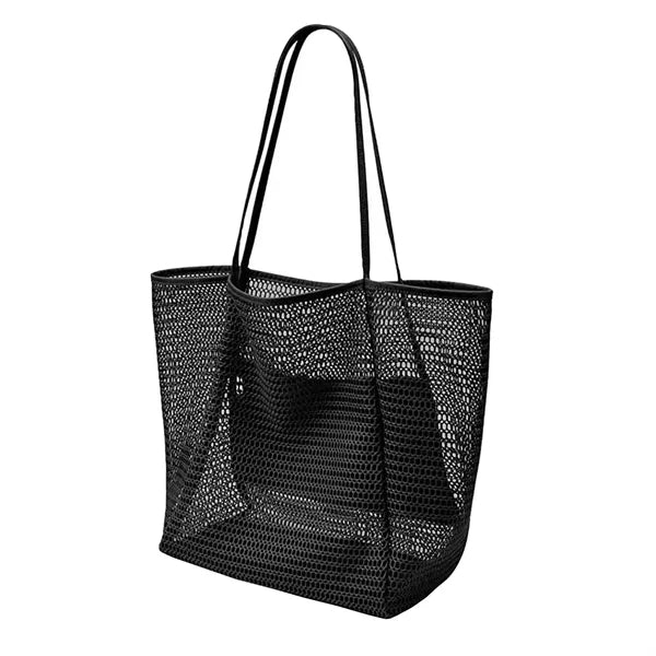 Women Travel Mesh Shoulder Handbag