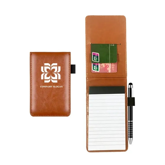 A7 Mini Notepad Holder with Metal Stylus Pen