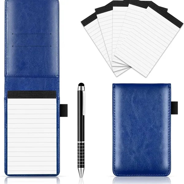 A7 Mini Notepad Holder with Metal Stylus Pen