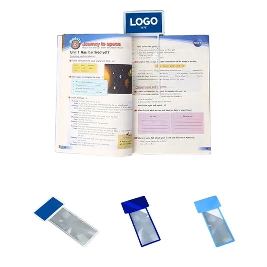 3X Magnifying Bookmark Fresnel Lens