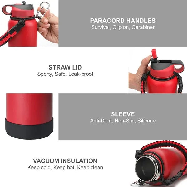 40 oz. Paracord Vacuum Bottle