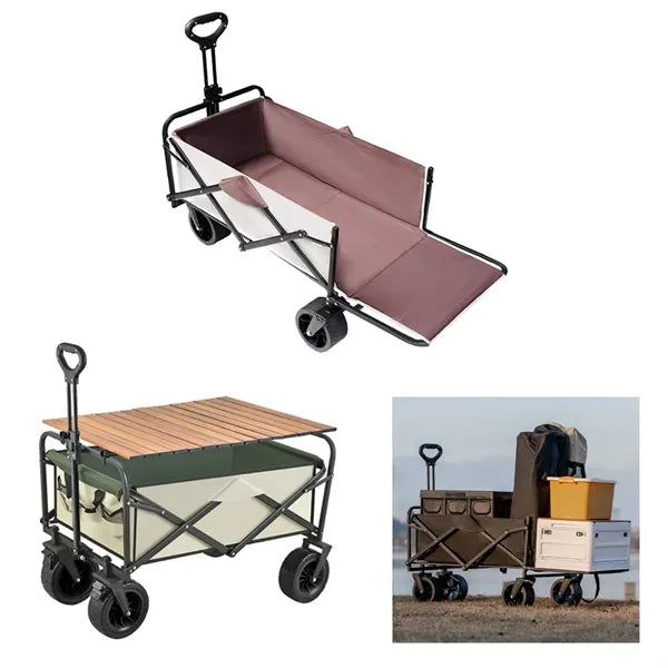 Outdoor Wagon Collapsible Camping Hand Trolley Carts