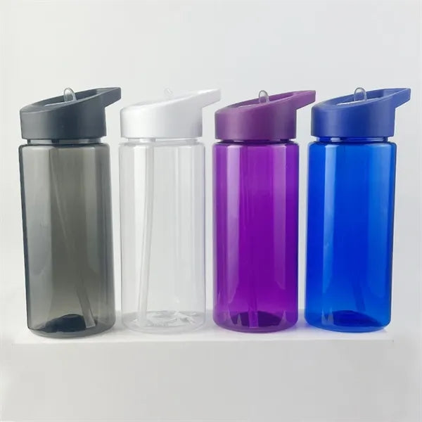 17 oz. Leak-Proof Plastic Sports Water Bottle with Flip Lid