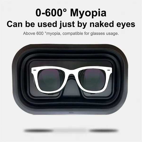 Foldable Silicone 3D VR Glasses