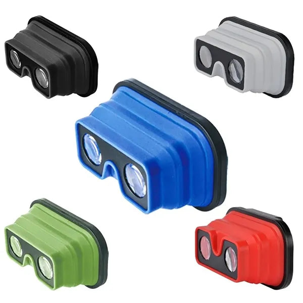 Foldable Silicone 3D VR Glasses
