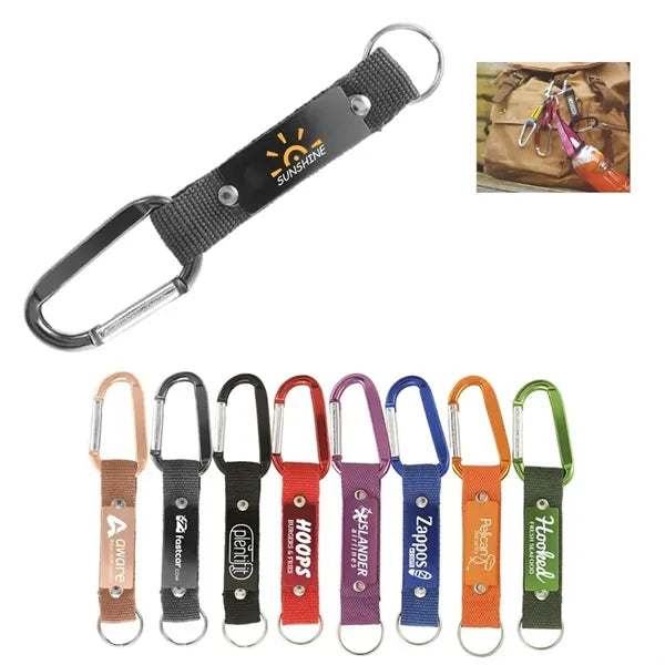 Strap Happy Carabiner Keychain