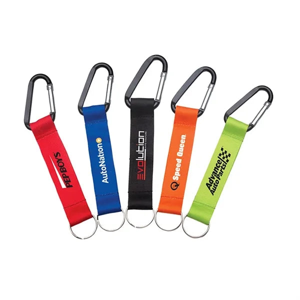 Strap Happy Carabiner Keychain