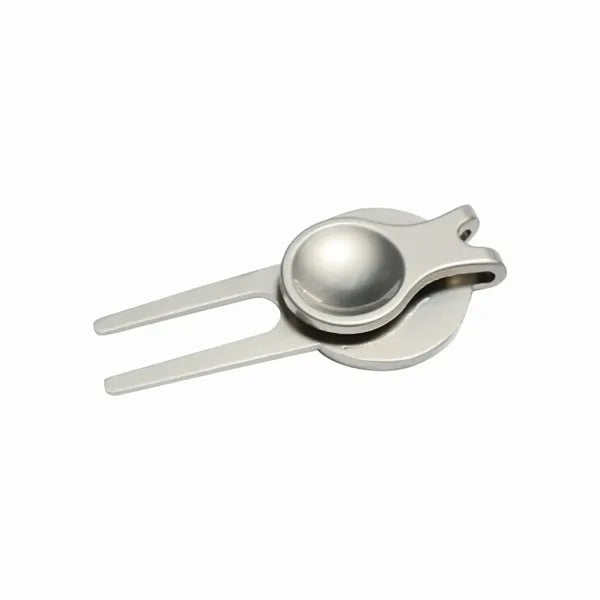 Zinc Alloy Golf Divot Tool Hat Clip with Ball Marker