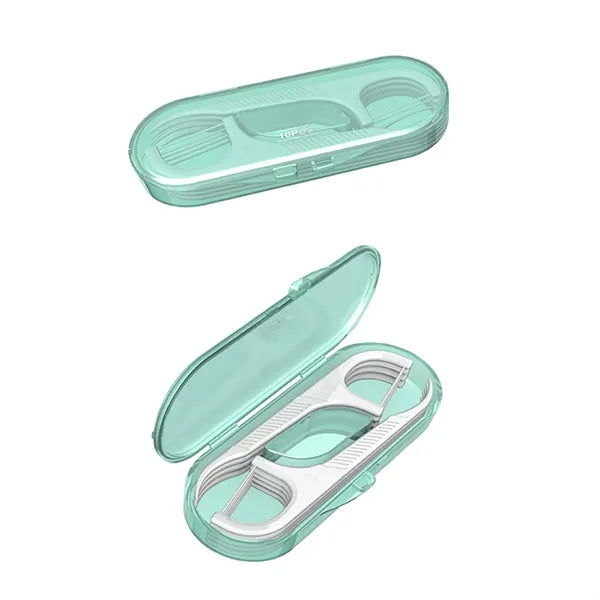 Portable Dental Floss Picks 10 Pack