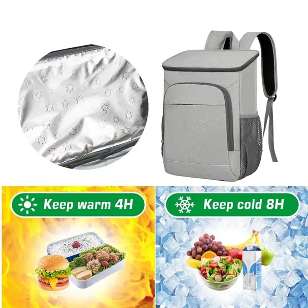 Leakproof Insulated Cooler Bag Lunch Backpack