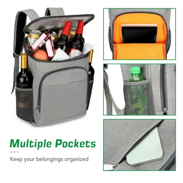 Leakproof Insulated Cooler Bag Lunch Backpack