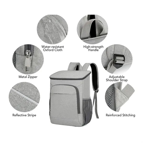 Leakproof Insulated Cooler Bag Lunch Backpack