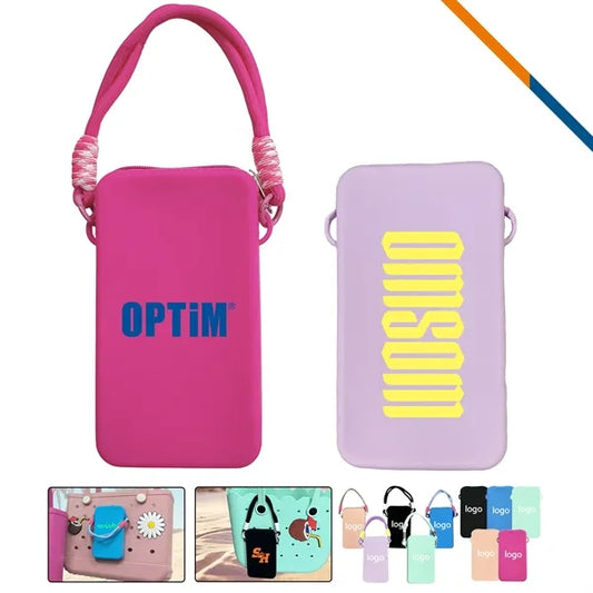 Octavia Holey Beach Tote Silicone Zipper Phone Pouch