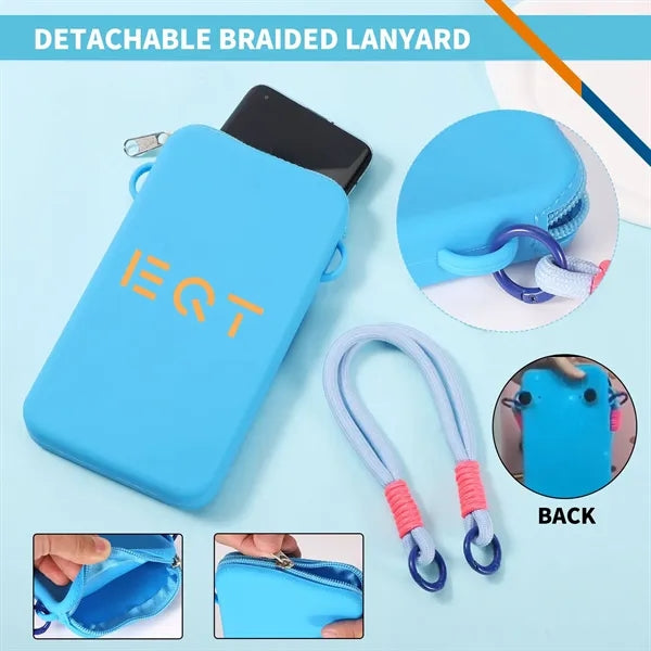 Octavia Holey Beach Tote Silicone Zipper Phone Pouch