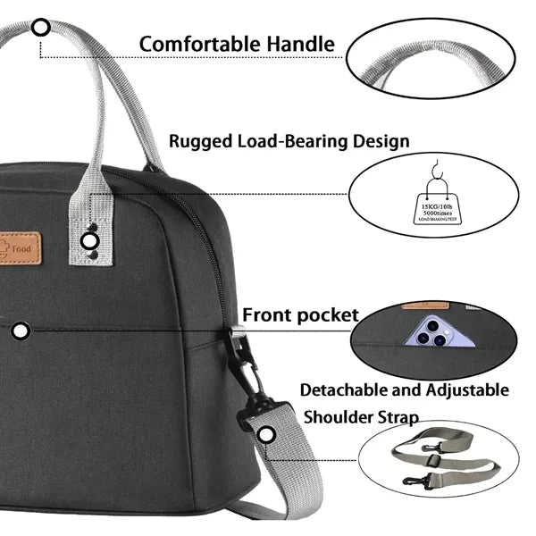 Large Aluminum Foil Thickened Insulation Cooler lunch Bag